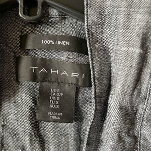 Button up Linen dress- Size S